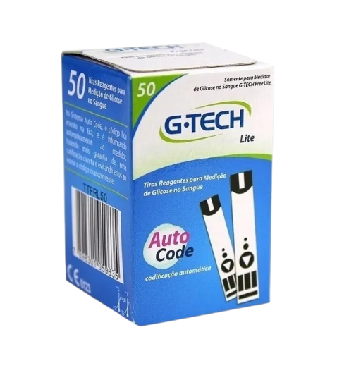 Tiras Reagentes - G-Tech - Lite - 50 Unidades